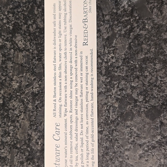 NEW Reed & Barton "English Braid" Stainless Steel 5 Piece Flatware Set - 10 Sets - Picture 7 of 14